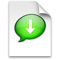iChat Green Transfer Icon 256x256 png